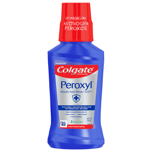 Colgate Peroxyl Mouth Sore Rinse, Mild Mint, 8.45 fl. oz.
