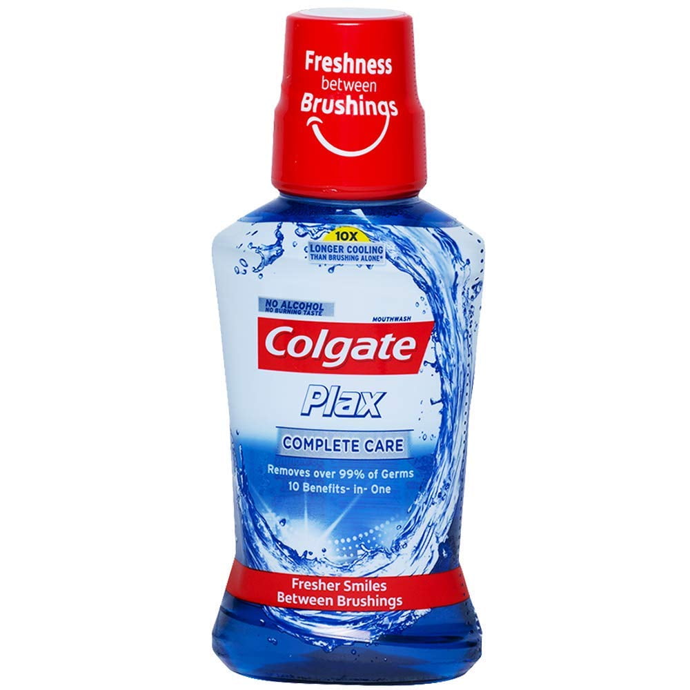 Colgate Plax Antibacterial Mouthwash, 24/7 Fresh Breath - Pack of 250ml, (Complete Care)