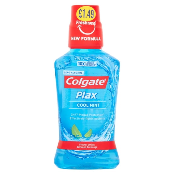 Colgate Plax Cool Mint 250ml  (pack of 6)