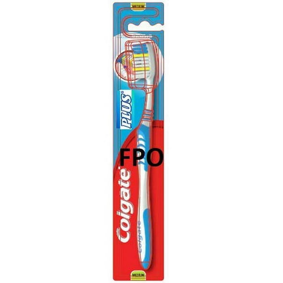 Colgate Plus Toothbrush, Soft, Colors will Vary (Pack of 18)