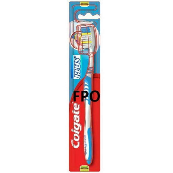 Colgate Plus Toothbrush, Soft, Colors will Vary (Pack of 6)