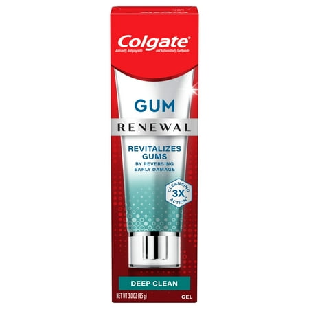 Colgate Renewal Gum Protection Deep Clean Toothpaste Gel, Mint, 3 OZ Tube