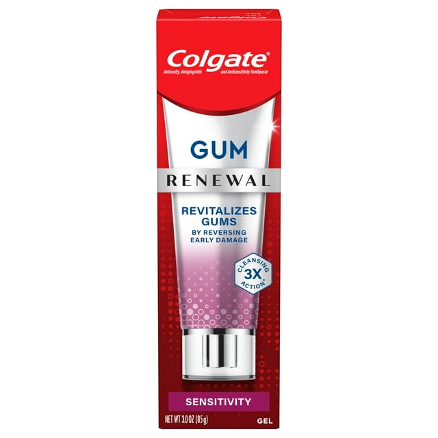 Colgate Renewal Sensitivity Gum Toothpaste Gel, Mint, 3 OZ Tube