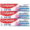 thumbnail image 1 of Colgate Sensitive Complete Protection Toothpaste, Mint, 6 oz Tubes, 3 Pack, 1 of 9