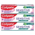 thumbnail image 1 of Colgate Sensitive Enamel Health Toothpaste for Sensitive Teeth, Peppermint, 3 Pack, 6 oz, 1 of 16