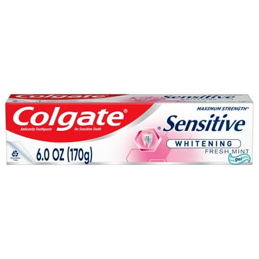 Colgate Sensitive Whitening Toothpaste, Mint, 6 oz Tube