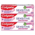 thumbnail image 1 of Colgate Sensitive Whitening Toothpaste Gel for Sensitive Teeth, Spearmint, 3 Pack, 6 oz, 1 of 15
