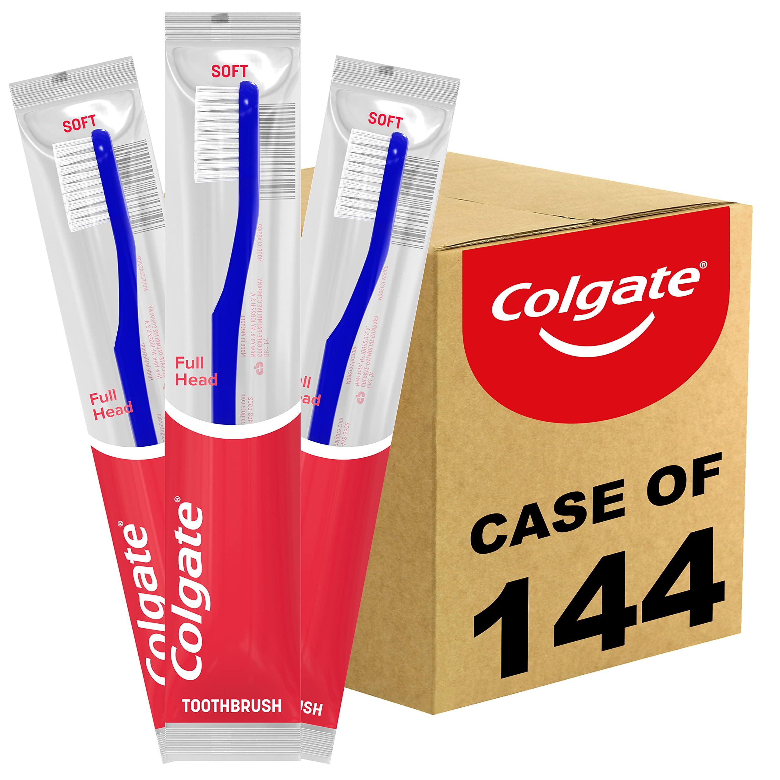 Colgate Soft Toothbrushes, Bulk Toothbrushes, Individually Wrapped