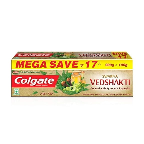 Colgate Swarna Vedshakti Toothpaste - 300gm