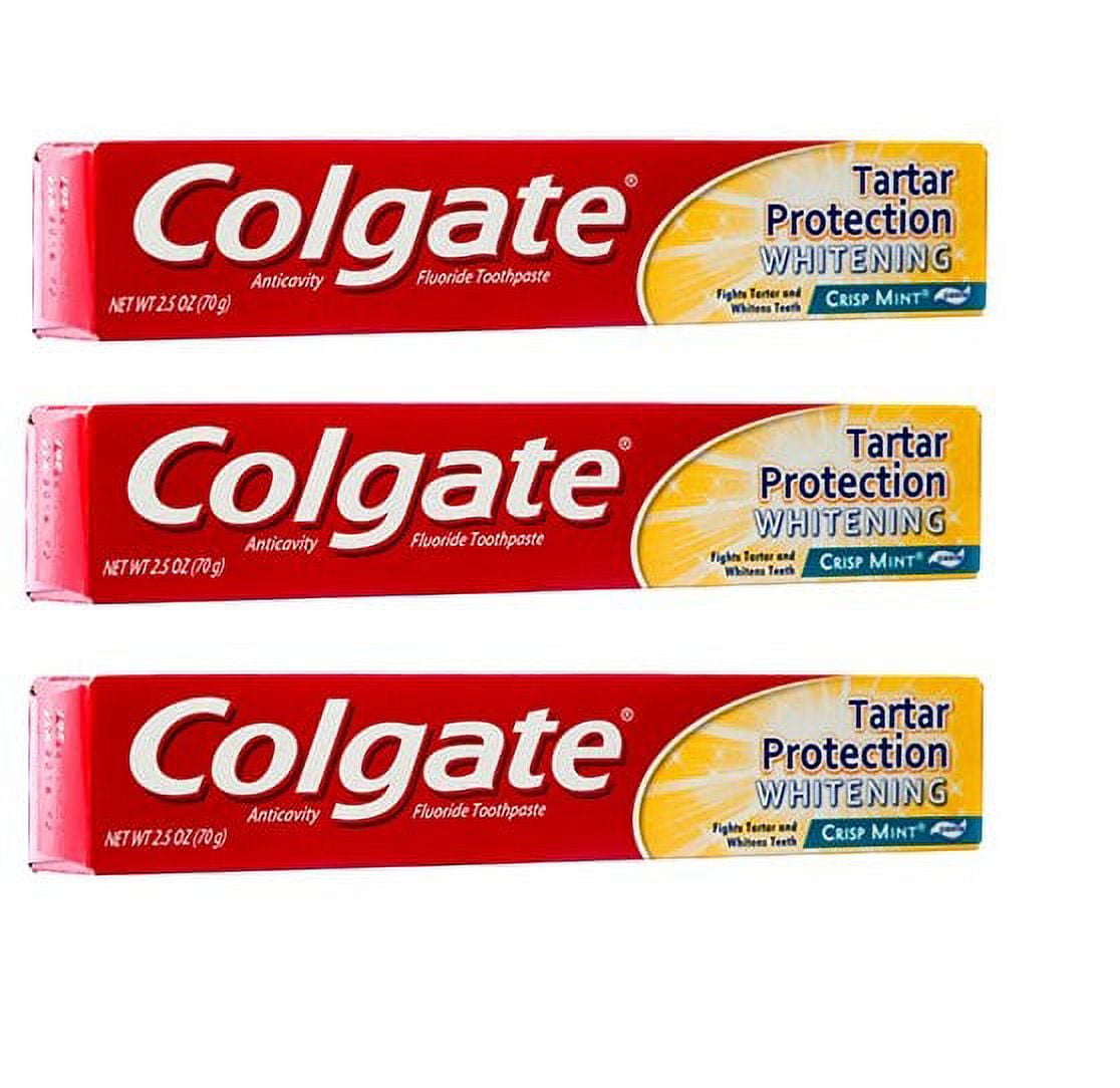 Colgate Tartar Control Whitening Toothpaste, 2.5 Ounce, 3pack