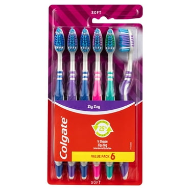 Colgate Toothbrush Zig Zag Soft 6Pk - Pack Of 2