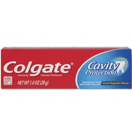 Colgate Toothpaste Cavity Protection Regular 1.0 oz. (Pack of 12)