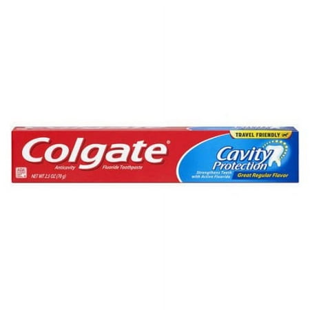Colgate Toothpaste Regular AntiCavity Protection, 2.5 Oz, 3 Pack
