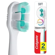 Colgate Total Active Prevention Foaming Clean Soft Toothbrush, 2 Pack