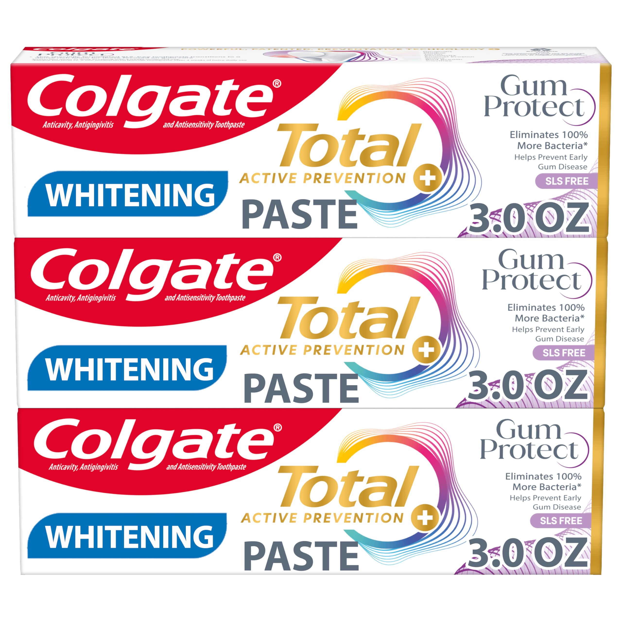 Colgate Total Active Prevention Gum Protect Whitening Toothpaste