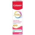 thumbnail image 1 of Colgate Total Active Prevention Sensitivity Mineral Shield Mint Toothpaste, Gentle Mint, 3 oz, 1 of 15