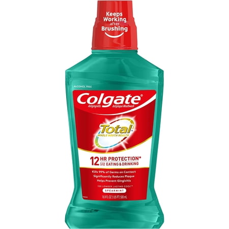 Colgate Total Advanced Pro-Shield Mouthwash, Spearmint Surge - 500 Ml