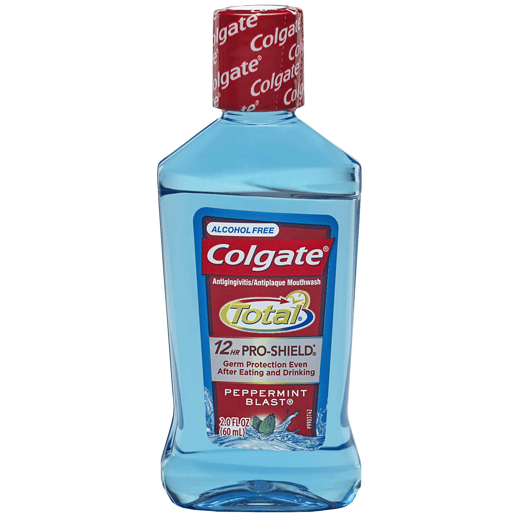 Colgate Total Advanced Pro-Shield Travel Size Mouthwash, Peppermint - 60 mL