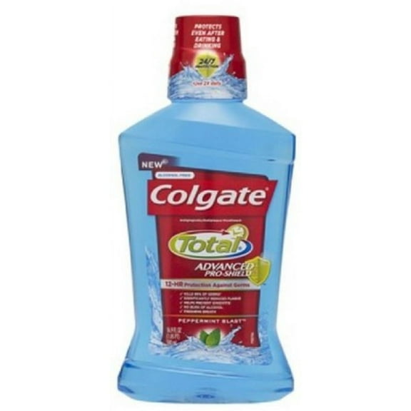 Colgate Total Advanced Pro-sheild Mouthwash Peppermint Blast 2 oz (Pack of 6)