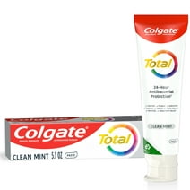 Colgate Total Clean Mint Toothpaste, Whitening Toothpaste, 1 Pack, 5.1 Oz Tube