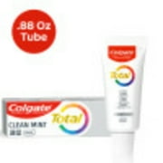 Colgate Total Clean Mint Toothpaste, Whitening Travel Toothpaste, 1 Pack, 0.88 Oz Tube