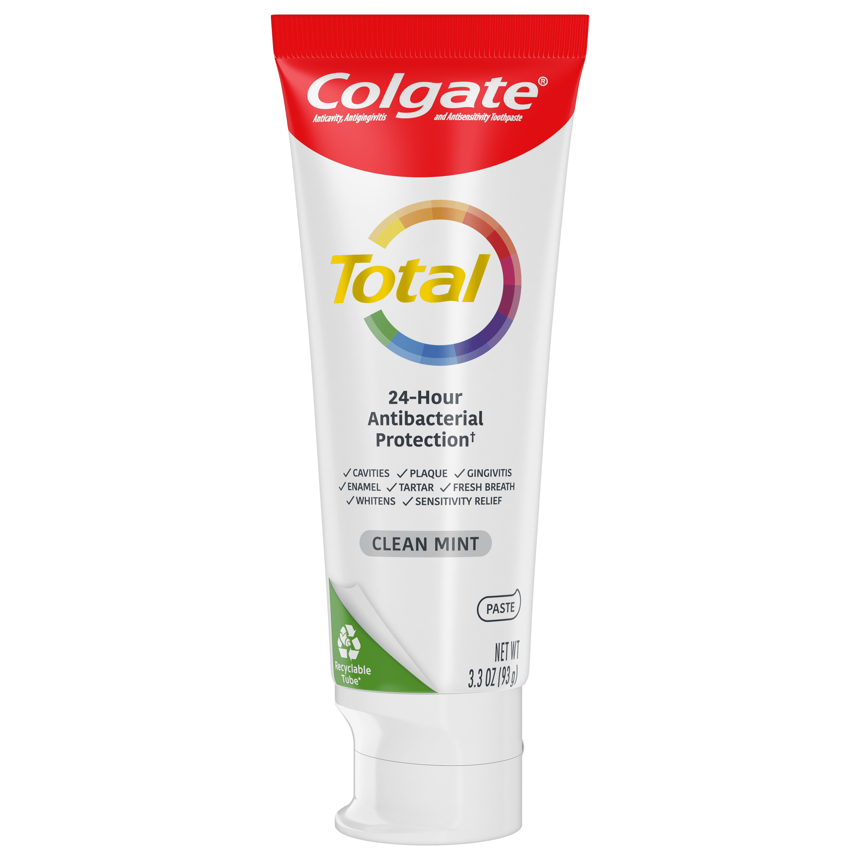 Colgate Total Toothpaste, Clean Mint Paste 3.3oz