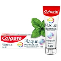 Colgate Total Plaque Pro Release Whitening Toothpaste, Mint, 3 oz Tube