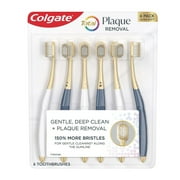 Colgate Total Plaque Removal Manual Toothbrush Ultra Soft 6 Pack