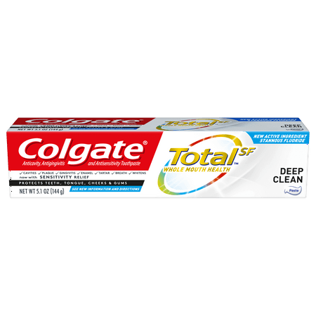 Colgate Total Toothpaste, Deep Clean, 5.1 ounce - Paste