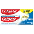 thumbnail image 1 of Colgate Total Whitening Toothpaste, Mint, 2 Pack, 4.8 Oz Tubes, 1 of 14