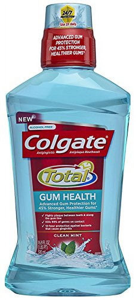 Colgate Total for Gum Health Mouthwash, Clean Mint, 16.9 oz