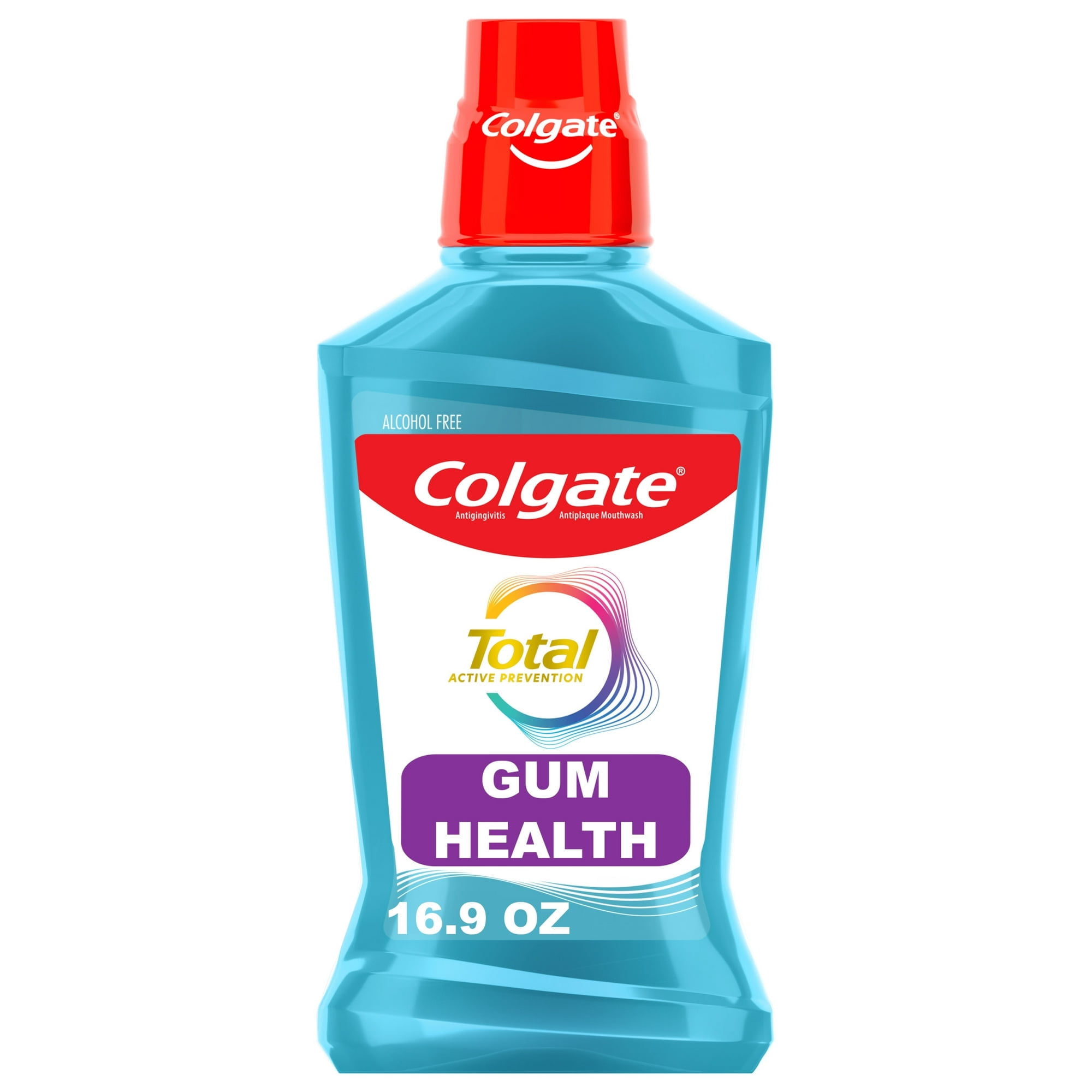 Colgate Total for Gum Health Mouthwash, 16.9 oz, Clean Mint - Walmart.com