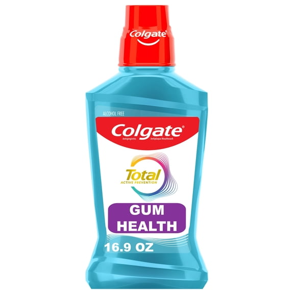 Colgate Total for Gum Health Mouthwash, Clean Mint, 16.9 oz