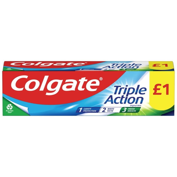 Colgate Triple Action Toothpaste 75ml (pack of 12)