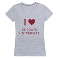 thumbnail image 1 of Colgate University I Love Women T-Shirt, Heather Grey - Large, 1 of 1
