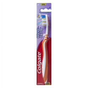 Colgate Wave Zig Zag Deep Clean Full Head Medium Toothbrush, 1 Ea, 2 Pack