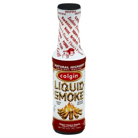Colgin Liquid Smoke Natural Hickory Flavor Gluten-Free Cooking Sauce, 4 fl oz
