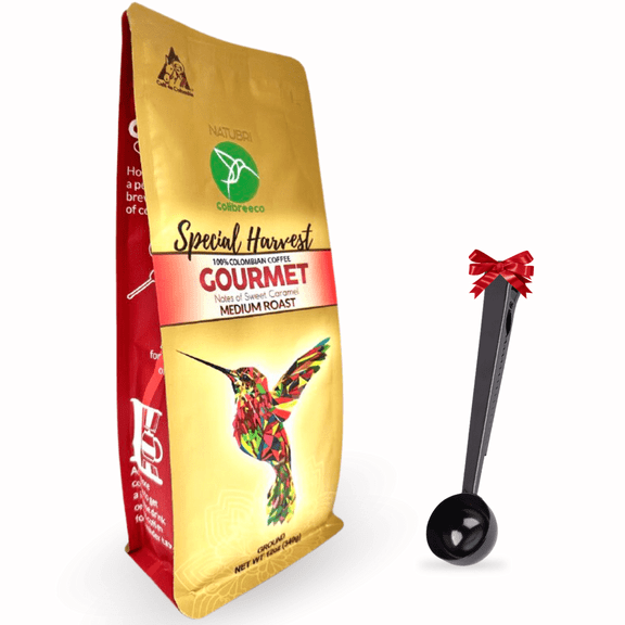 Colibreeco, Colombian Coffee, Gourmet, Medium Roast, Ground, 12 Ounce Bag