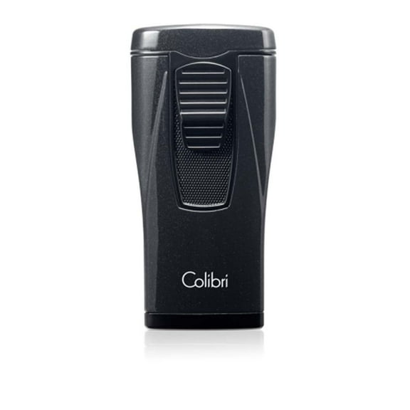 Colibri Monaco Triple Jet Flame Metallic Black Lighter