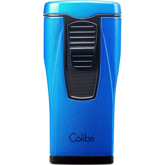 Colibri Monaco Triple Jet Flame Metallic Blue Lighter
