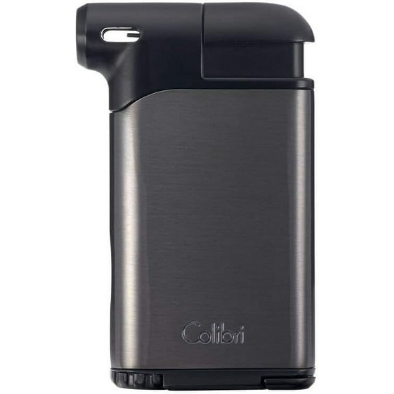 Colibri Pacific Air Soft Flame Lighter - Gunmetal-Black Gunmetal Black