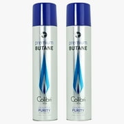 Colibri Premium Lighter Butane 2 Pack Refill Fuel 50g/3.04 oz Canister - #9103-2