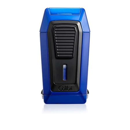 Colibri Quantum Triple Jet Blue/Black Lighter with V-Cutter