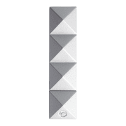 Colibri Quasar Three-in-One Metallic Silver Cigar Punch