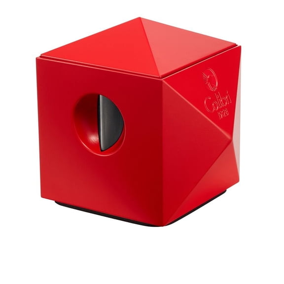 Colibri Quasar Two-In-One Tabletop Matte Red Cigar Cutter