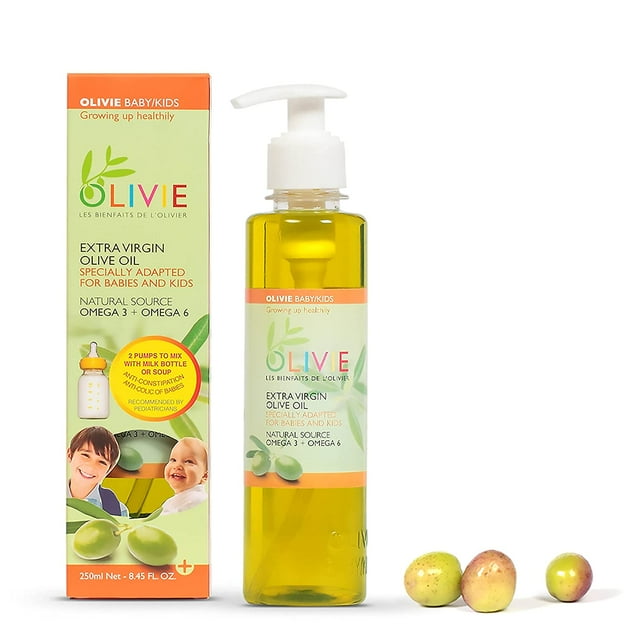 Colic Relief Drops for Newborns, Vegan Omega 3 Olive Oil Supplement for Infants, Babies