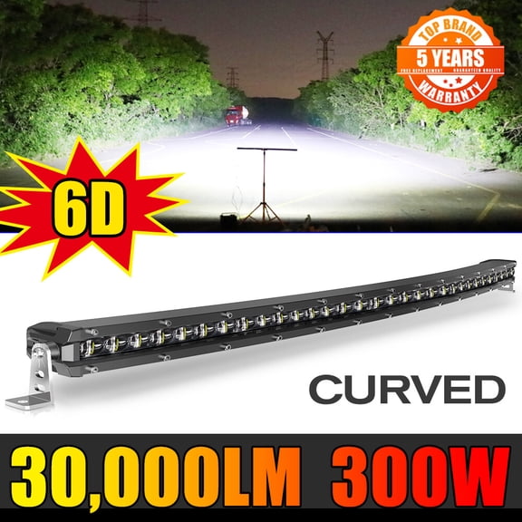 Colight Curved 32inch LED Light Bar Single Row Off Road Driving For 4WD ATV SUV