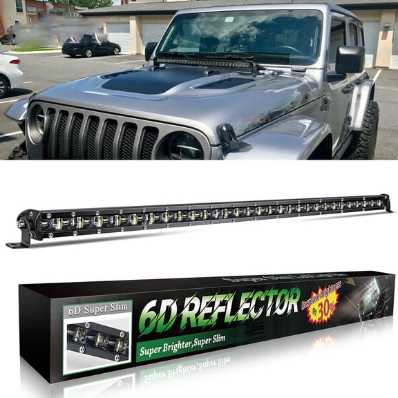 Colight For 18-UP 31'' 150W Slim LED Light Bar 6D Single Row Combo Beam 32inch