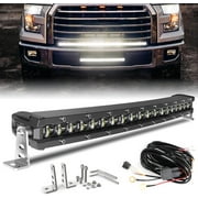 Colight LED Light Bar Curved 20 Inch Single Row Offroad Lighting Driving Spot Flood Combo Beam LED Work Light for Trucks UTV ATV SUV 4WD 4X4 Pickup