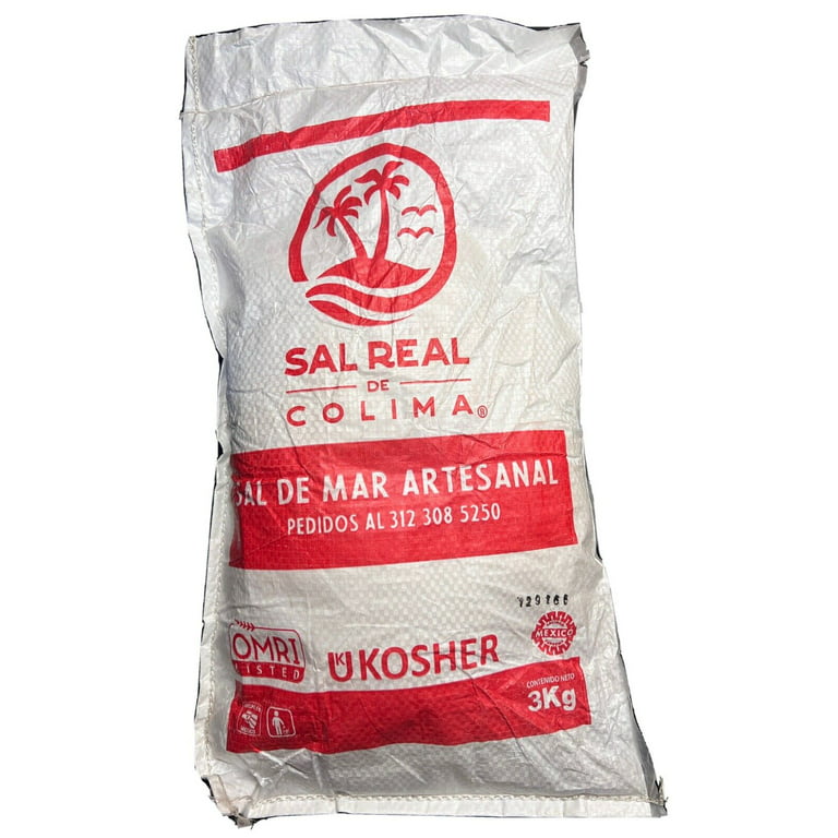 Colima Sea Salt Coarse Sal Marina Gruesa de Mar Kosher 105 0z (3kg)